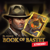 Ed Jones and Book of Bastet Xtreme logotipas
