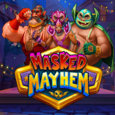 Masked Mayhem logotipas