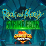 Rick and Morty Strike Back Rapid Fire Jackpots logotipas
