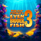 Fishin' Frenzy Even Bigger Fish 3 logotipas