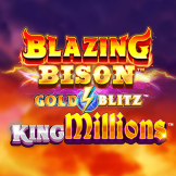Blazing Bison Gold Blitz King Millions logotipas