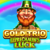Gold Trio Leprechaun's Luck logotipas
