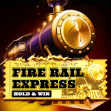 Fire Rail Express Hold and Win logotipas