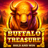 Buffalo Treasure Hold and Win logotipas