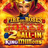Fire and Roses Joker 2 All-In King Millions logotipas
