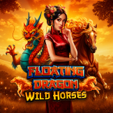 Floating Dragon Wild Horses logotipas