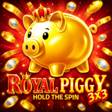 3x3 Royal Piggy: Hold the Spin logotipas