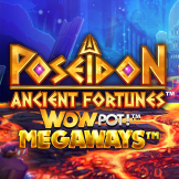Ancient Fortunes Poseidon WowPot Megaways logotipas