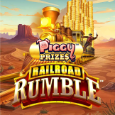 Piggy Prizes Railroad Rumble logotipas