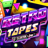 Retro Tapes Cluster Link logotipas