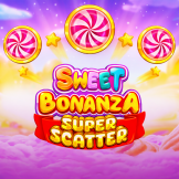 Sweet Bonanza Super Scatter logotipas