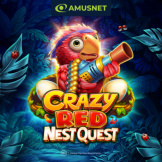 Crazy Red Nest Quest logotipas