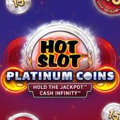 Hot Slot Platinum Coins logotipas