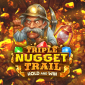 Triple Nugget Trail Hold and Win logotipas