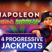 Napoleon Mega Moolah logotipas
