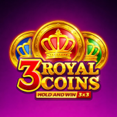 3 Royal Coins Hold and Win logotipas