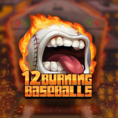 12 Burning Baseballs logotipas