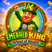 Emerald King Wheel of Wealth logotipas