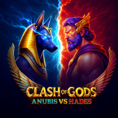 Clash of Gods: Anubis vs Hades logotipas