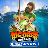 Big Bass Bonanza Reel Action logotipas
