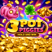 3 Pot Piggies Hold and Win logotipas