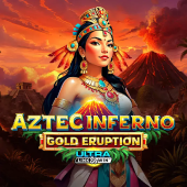 Aztec Inferno Gold Eruption logotipas