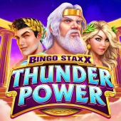 Bingo Staxx Thunder Power logotipas