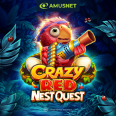 Crazy Red Nest Quest logotipas
