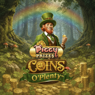 Piggy Prizes Coins O Plenty logotipas