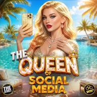 THE Queen of Social Media logotipas