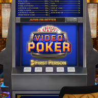 First Person Video Poker - Evolution logotipas