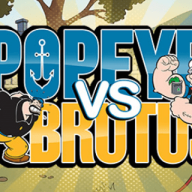 Popeye vs Brutus logotipas