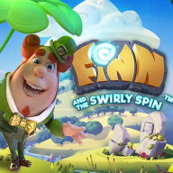 Finn and the Swirly Spin logotipas
