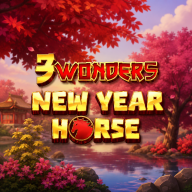 3 Wonders New Year Horse logotipas