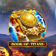 Book of Titans logotipas