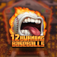 12 Burning Baseballs logotipas