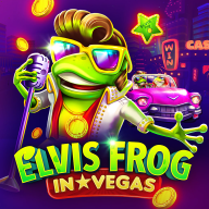 Elvis Frog in Vegas logotipas