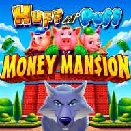 Huff N' Puff Money Mansion logotipas