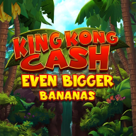 King Kong Cash Even Bigger Bananas logotipas