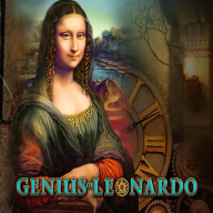 Genius of Leonardo logotipas