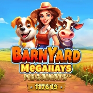 Barnyard Megahays Megaways logotipas