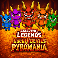 Amazing Legends Lucky Devils Pyromania logotipas