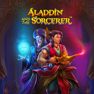 Aladdin and the Sorcerer logotipas