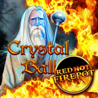 Crystal Ball Red Hot Firepot logotipas