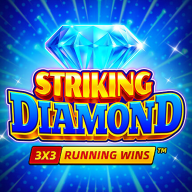 Striking Diamond Running Wins logotipas