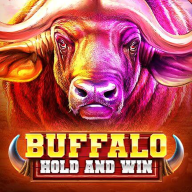Buffalo Hold and Win logotipas