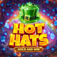 Hot Hats Hold and Win logotipas