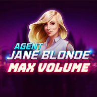 Agent Jane Blonde Max Volume logotipas