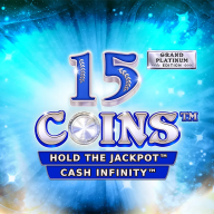 15 Coins Grand Platinum Edition logotipas