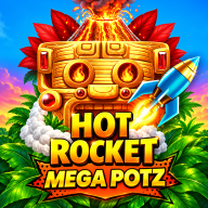 Hot Rocket Mega Potz logotipas